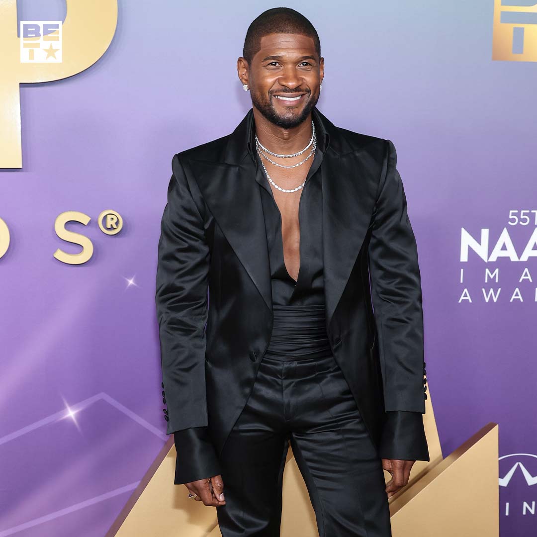 Now, this is how you serve BLACK ELEGANCE at the #NAACPImageAwards 💜😍 ✨ Don't miss‼️ The 55th #NAACPImageAwards this Thursday on My5 📺 #BETUK #HalleBailey #DamsonIdris #IdrisElba #Usher