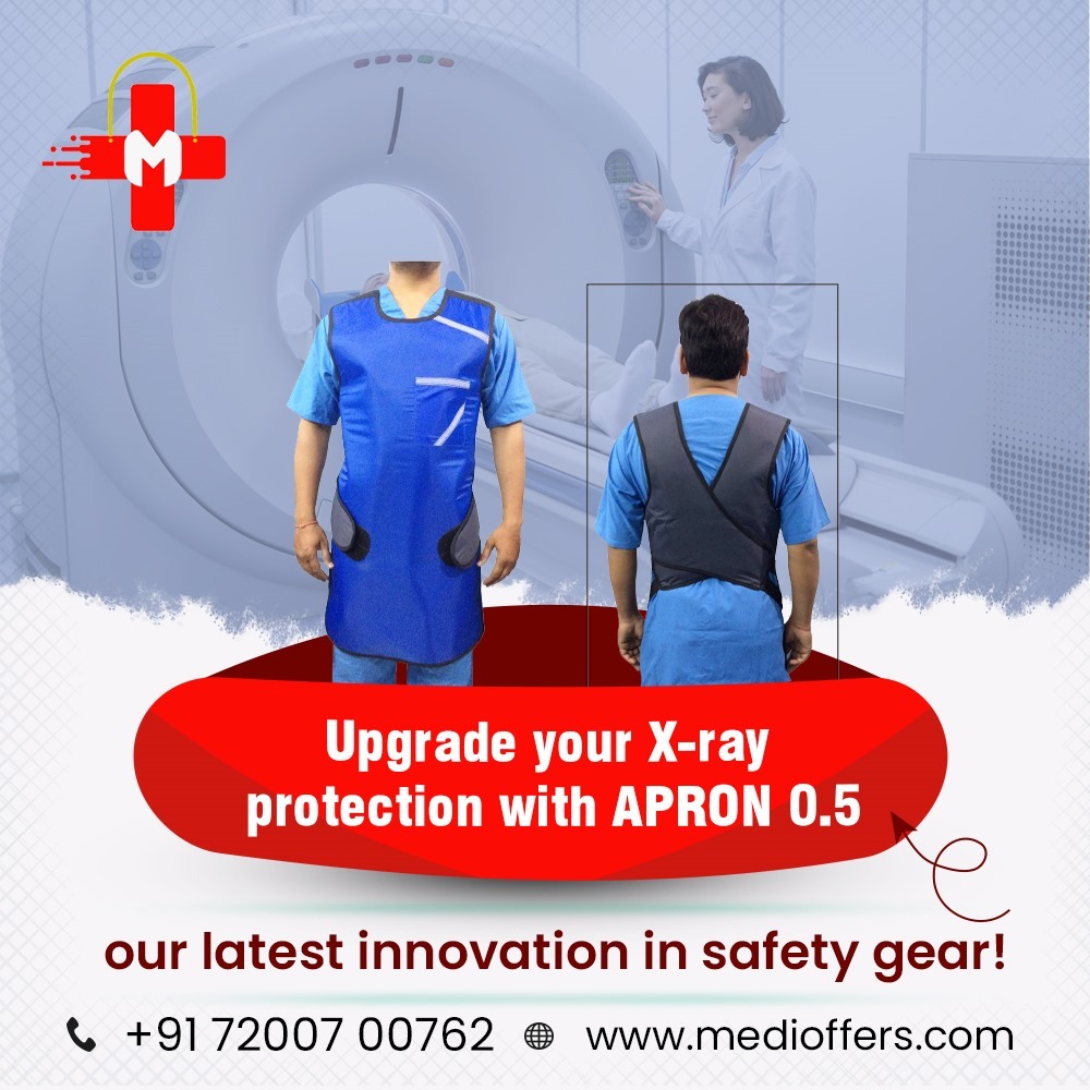 Stay safe and focused on what matters most. Contect us : medioffers.com #APRON05 #XraySafety #RadiationProtection #Medioffers #MedicalEquipment