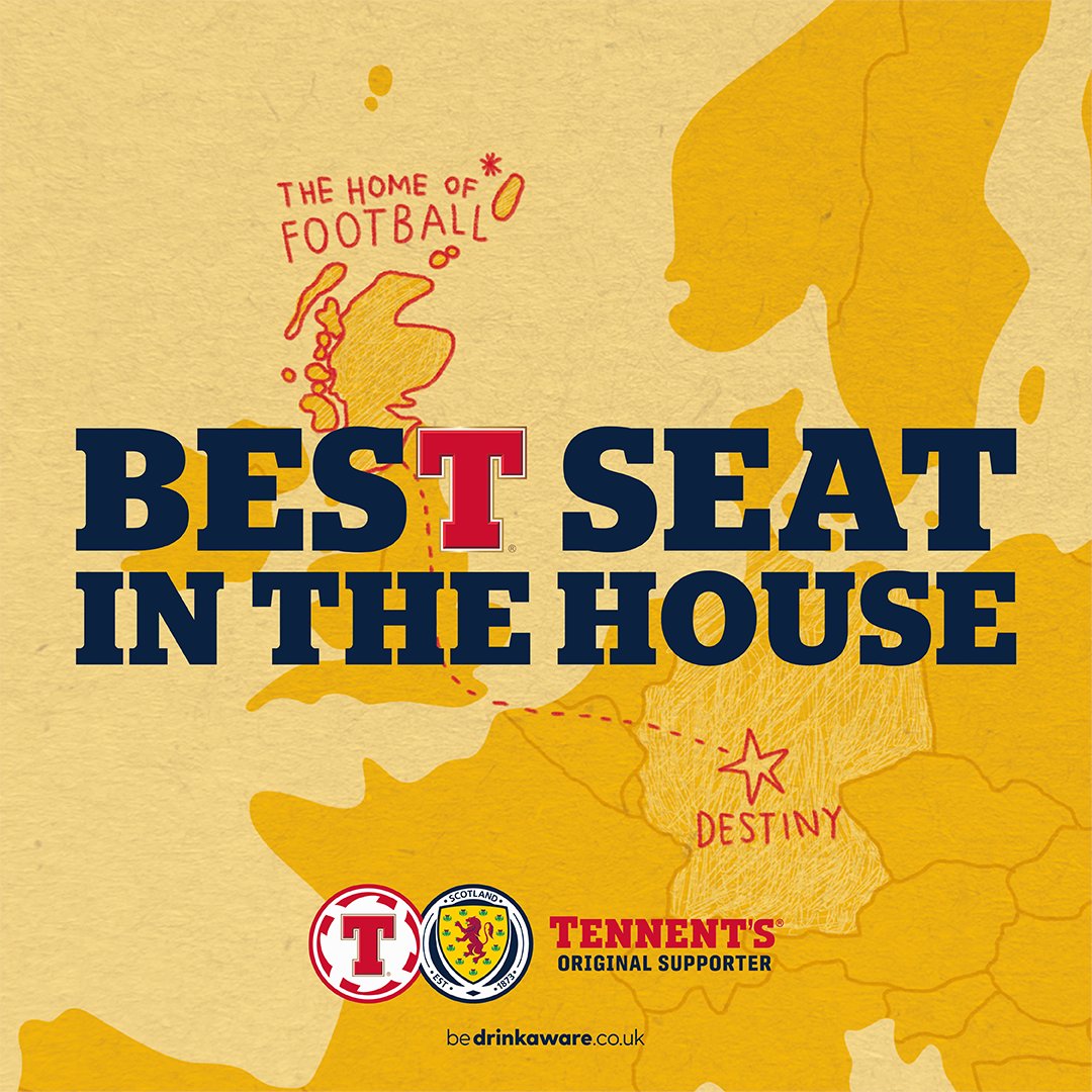 The Best Seat In The House competition for the upcoming match with @ScotlandNT + Northern Ireland on 26th March is NOW OPEN 🙌 Enter below for your chance to win for you + 3 pals, plus pints of Tennent’s, food + a brewery tour. Comp closes 22nd March. tennents.co.uk/experience/foo…