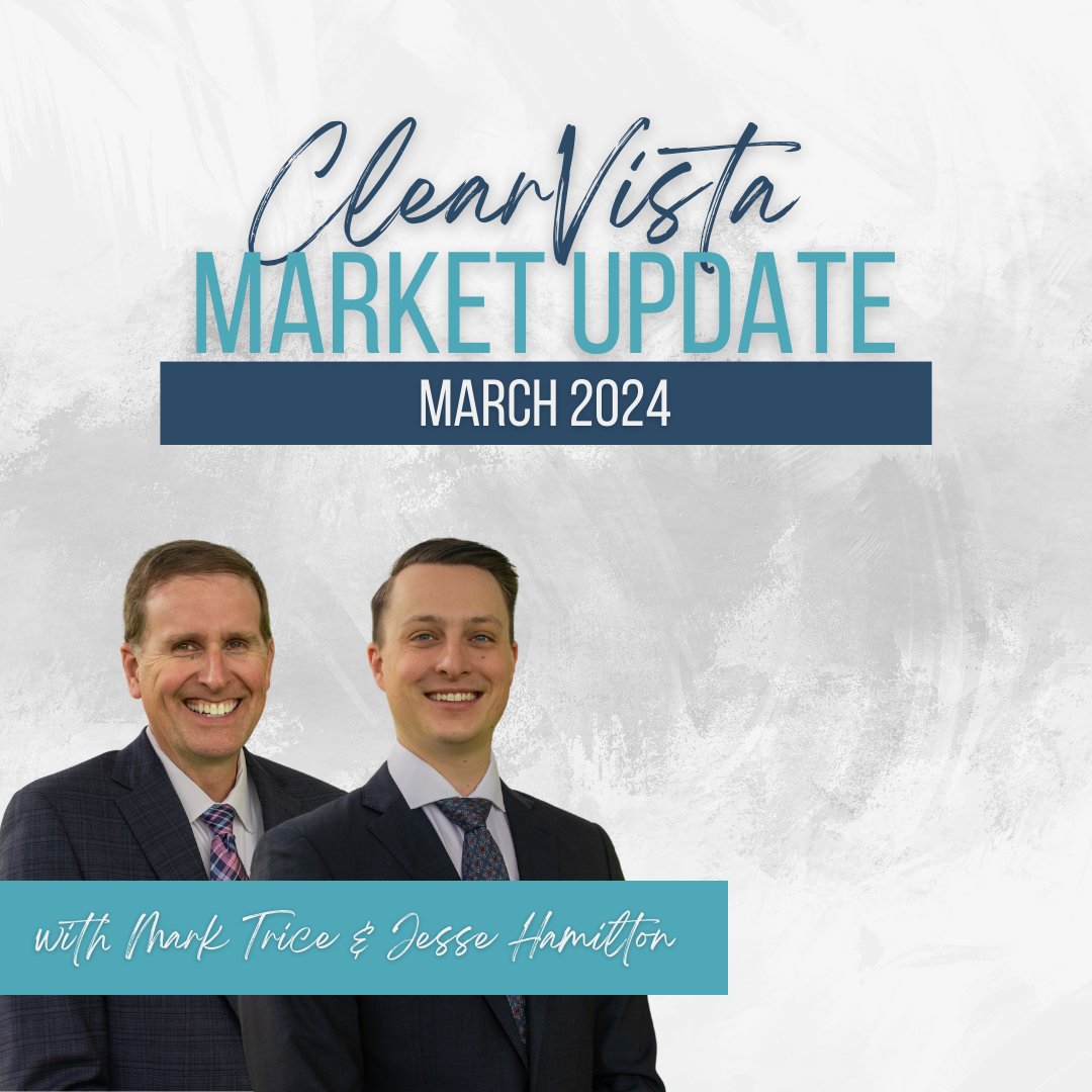 ClearVistaTeam's tweet photo. Missed this month's market update! No worries! The March market update is now available on YouTube! To register for future events, visit https://t.co/lzB006muf5. #marketupdate #financialadvice #stocks https://t.co/YkNnOExoYe