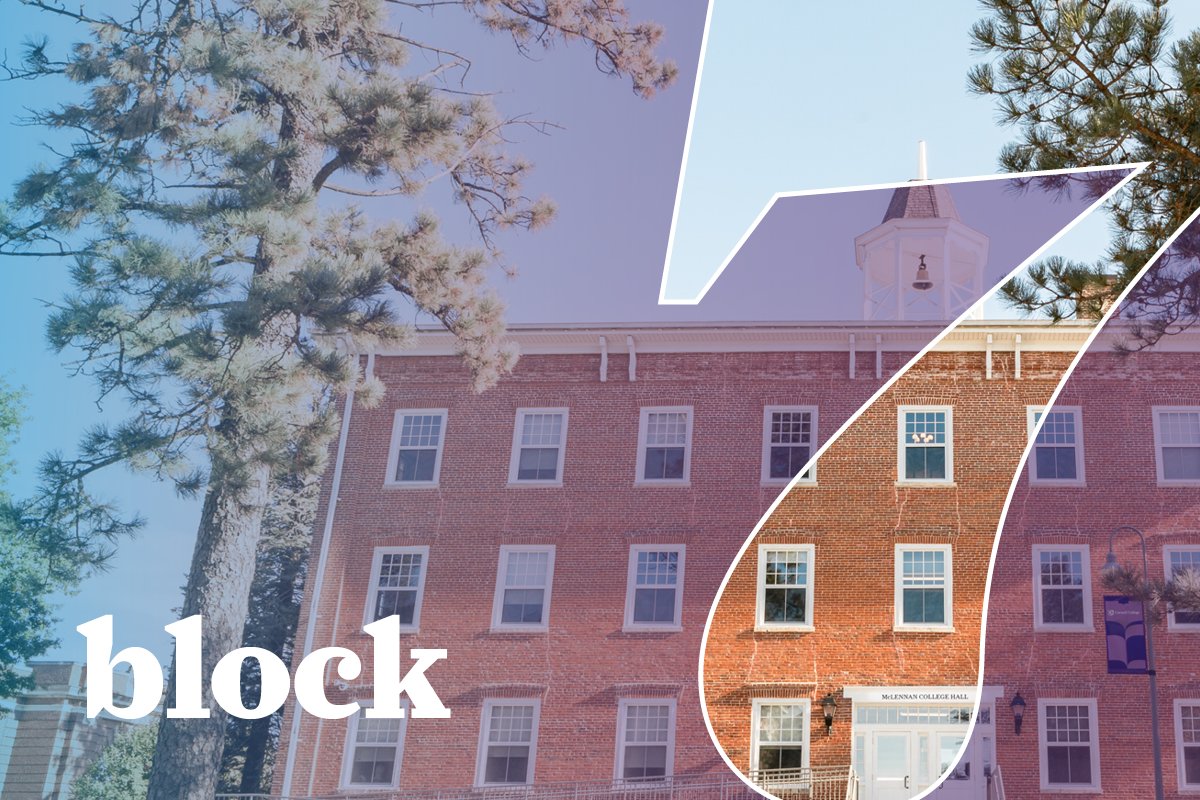 CornellCollege's tweet photo. It's Block 7! Have a great block, Rams. #1Course #CornellCollege 💜 https://t.co/sPQXvpegH5