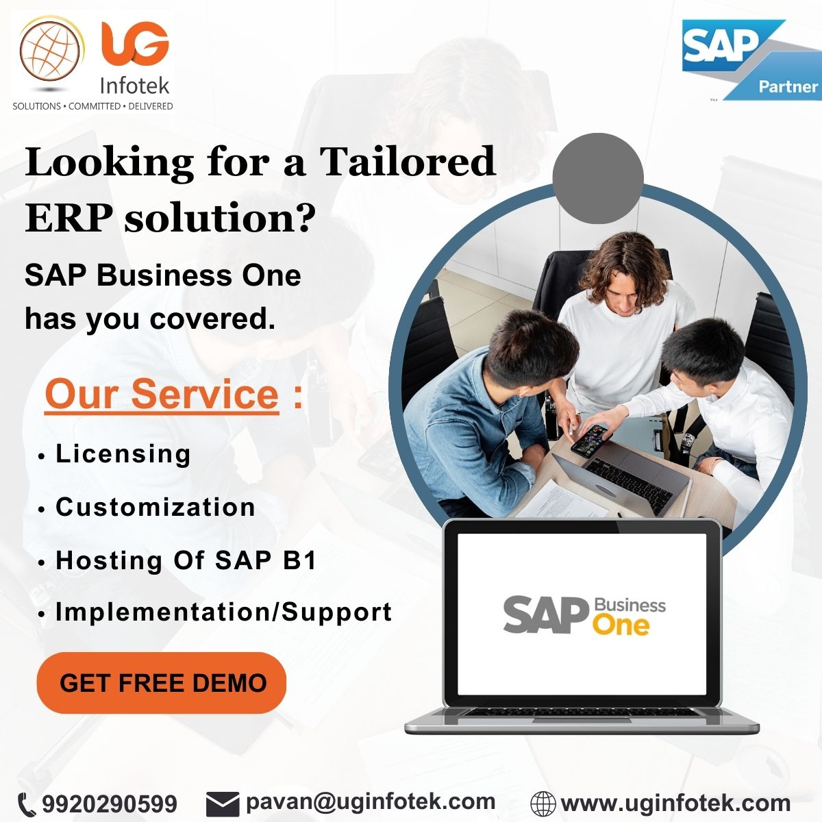 Choose SAP B1 from UG Infotek LLP for expertise, affordability, and reliability. Grow your business with confidence. #sapbusinessone #inventorymanagement #affordableprice #uginfotekllp #sapb1 #erpsolutions #b2b #supportsmallbusiness #thanecity #maharashtra #pune #SMEs