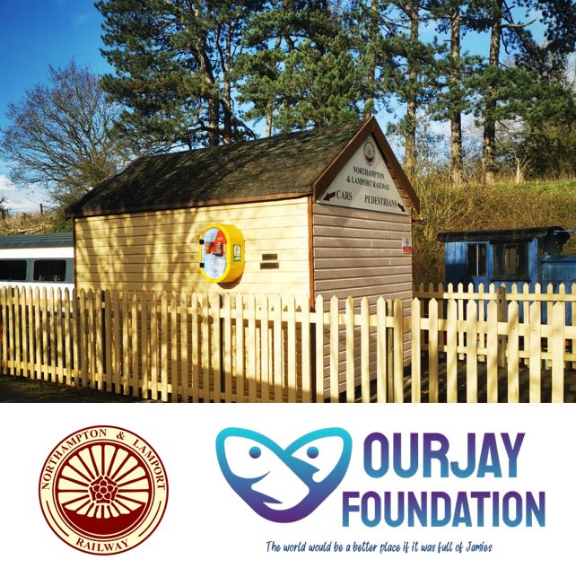 We are delighted to announce that we now have a defibrillator at Pitsford & Brampton Station. We would like to express our thanks to @OurJay25 for donating the defibrillator. The unit is prominently located by our station entrance, meaning it is accessible to the public 24/7.