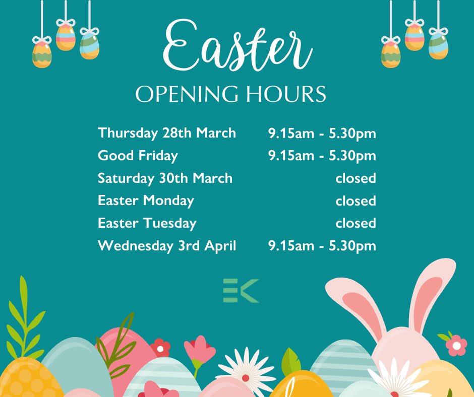 Hop into Spring with clear vision🐰🌷 

This Easter, why not treat yourself to the latest in eyewear fashion? Or maybe it’s time to replenish your contact lens supply? Come in before we take our short break! 🐣👁️

📲 ekeyewear.com

#Optician #OpticiansBelfast