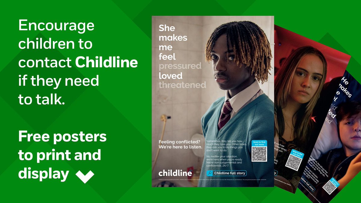 This #CEADay24, help us to help children experiencing exploitation. Print and display our Childline posters and let children know who they can turn to if they need support. Download the posters for free: buff.ly/3IJBWNL