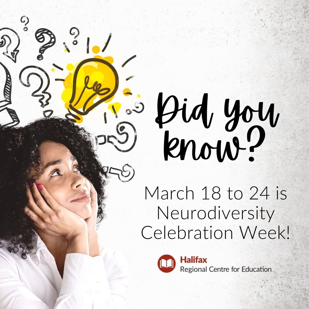 Did you know? March 18 to 24 is Neurodiversity Celebration Week! This worldwide initiative challenges stereotypes and misconceptions about neurological differences. Learn more at neurodiversityweek.com.