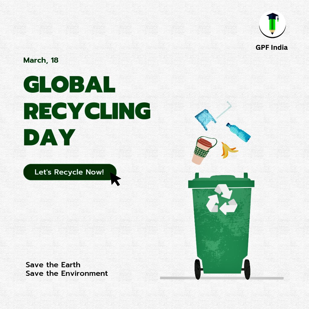 There is no doubt recycling is on the front line in the war to save the future of our planet and humanity. The Global Recycling Foundation is pleased to announce the theme of Global Recycling Day 2024 as #RecyclingHeroes.