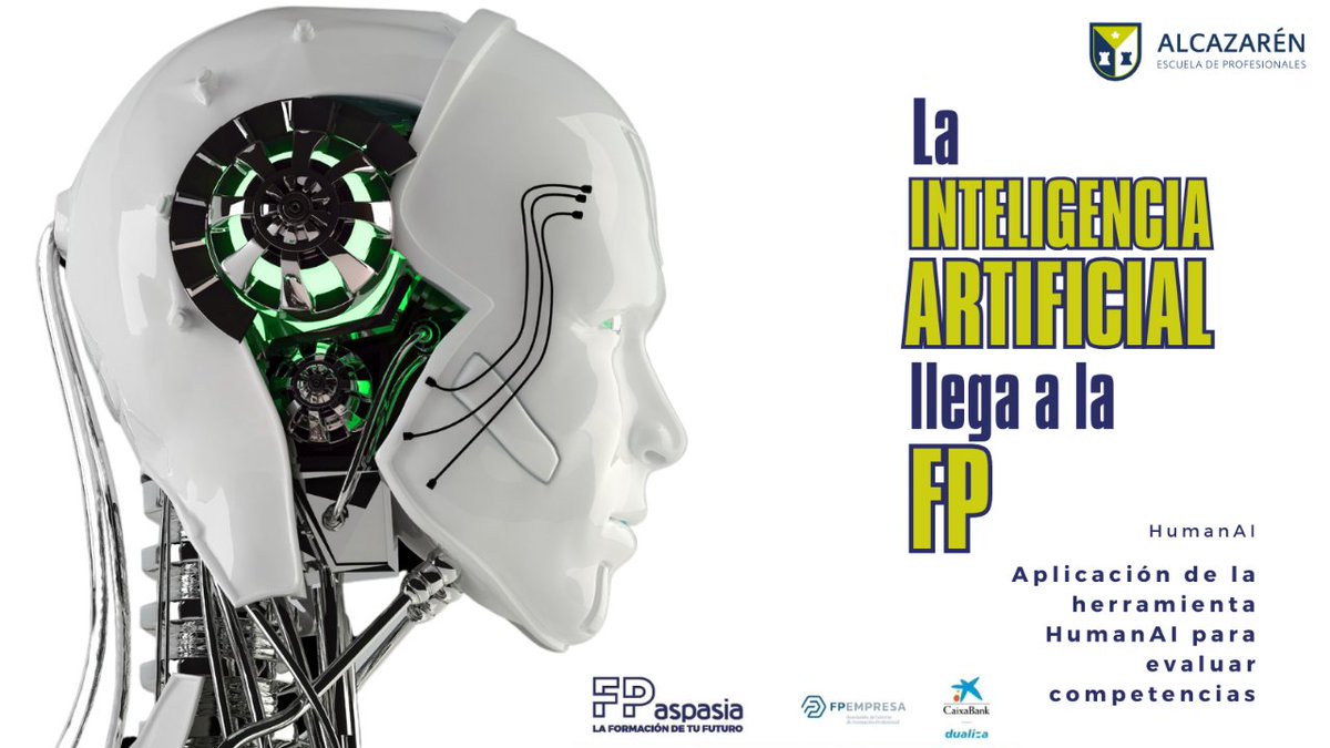 La IA transforma la FP: estudiantes de Escuela Alcazarén y FP Aspasia evalúan competencias socioemocionales con HumanAI. Proyecto TutorIA, impulsado por CaixaBank Dualiza y FPEmpresa, marca el futuro educativo. <a href="/CABK_Dualiza/">CaixaBank Dualiza</a>  #HumanAI #TutorIA