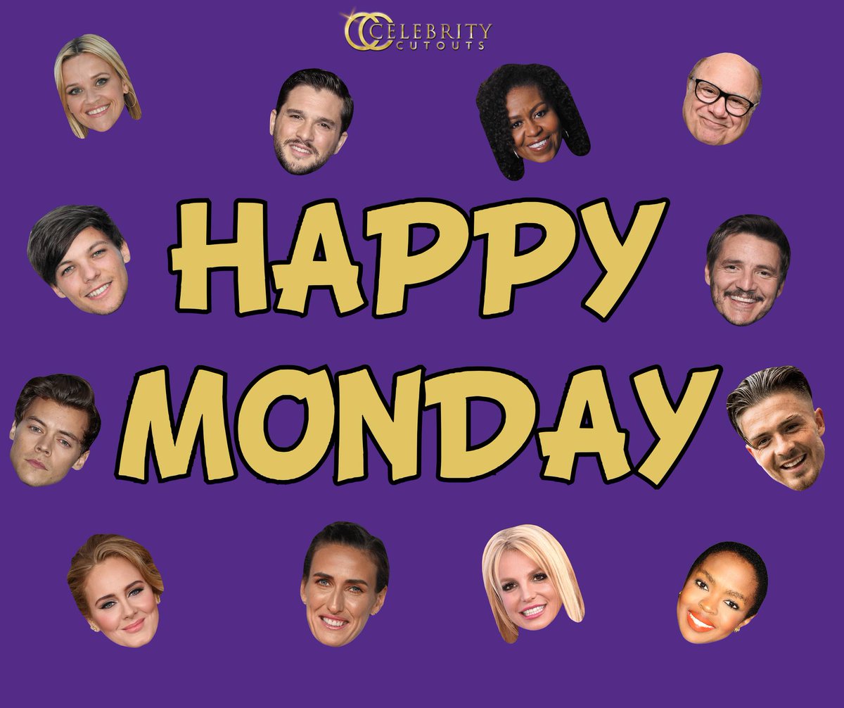#HappyMonday

#MondayVibes #Celebrities #CelebrityMask #HelloMonday #Monday #CelebrityCutouts