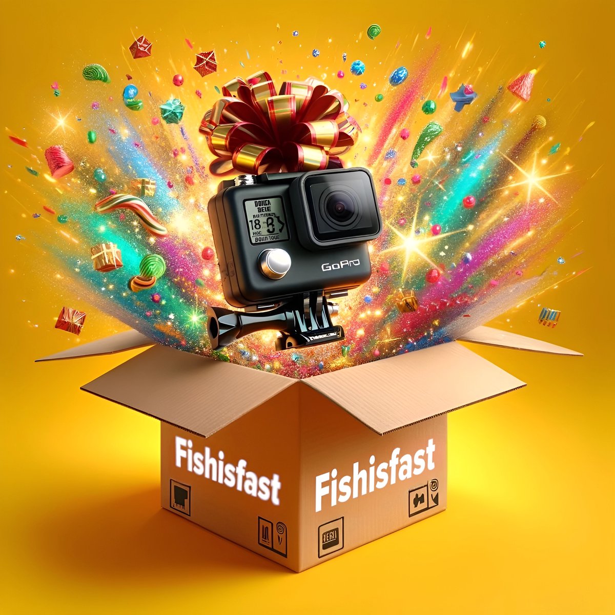 🌙مسابقتنا مستمرة مع جائزة جديدة كل أسبوع حتى نهاية #رمضان! جائزة هذا الأسبوع هي كاميرا GoPro 🎁

كيف تشارك؟
1️⃣ تابع حساب <a href="/Fishisfast_AR/">Fishisfast</a>
2️⃣ رتويت لهذه التغريدة
3️⃣ شارك تجربتك مع فيشيزفاست في هاشتاق #فيشيزفاست

سنختار الفائز عشوائيًا ونعلن عنه يوم الإثنين 25 مارس🎉