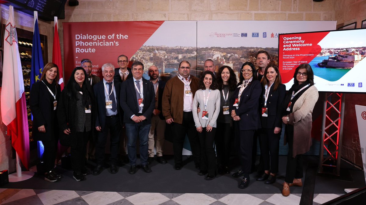 Congrats to <a href="/LCAMalta/">Local Councils' Association Malta</a> <a href="/inizjamed/">Inizjamed</a> <a href="/heritagemalta/">Heritage Malta</a> for continuing the fruitful collaboration with the Phoenicians' Route in the Mediterranean.