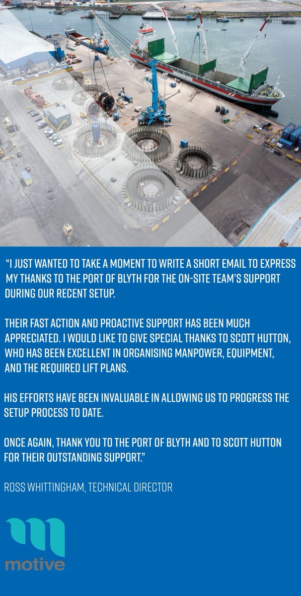 Read some excellent feedback below, highlighting the high level of customer service you can expect at the Port of Blyth!🗣️✅ Head over to our website to find out more: buff.ly/3l69fje