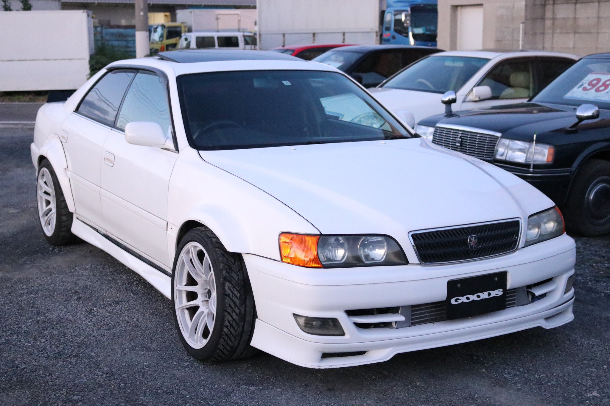 札幌近郊 東米里 後期JZX100 ツアラーV マークⅡなど パール 各ドア1万円