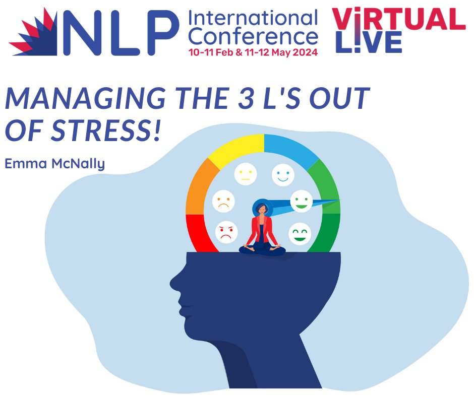nlpconference's tweet image. Join Emma McNally this May at the NLP Conference and discover the three main causes of stress and how to identify what is causing stress in your or your client’s situation!

Get your ticket today - Spaces are limited
nlpconference.com/emma-mcnally

#understandingstress #workingwithnlp