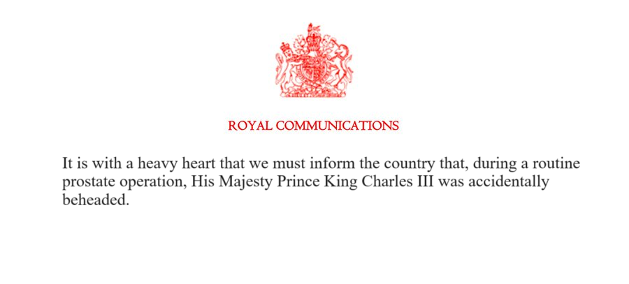 I can't believe it! #RoyalAnnouncement #princekingcharles