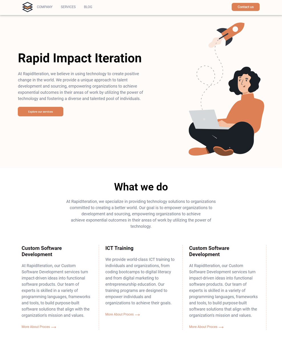 CodeWeekend's tweet image. We’re thrilled to shine a spotlight on our exceptional students!

@SulimanHakimi17 and Masoud Mahmoodi 

Suliman and Masoud have pulled off an absolute stunner—a clone website of @RapidIteration that’s so spot-on, it’s like looking in a digital mirror!