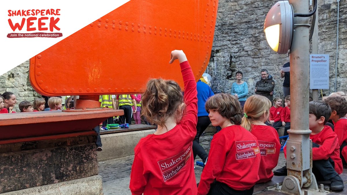 Brunel's SS Great Britain (@ssgreatbritain) on Twitter photo As we mark 10 years of #ShakespeareWeek, students from Hotwells Primary School worked with <a href="/Circomedia/">Circomedia</a>  to take part in a national flash mob to launch celebrations! 🎉
The students had a great time performing scenes from The Tempest in our Dry Dock! 🎭 As we mark 10 years of #ShakespeareWeek, students from Hotwells Primary School worked with <a href="/Circomedia/">Circomedia</a>  to take part in a national flash mob to launch celebrations! 🎉
The students had a great time performing scenes from The Tempest in our Dry Dock! 🎭
