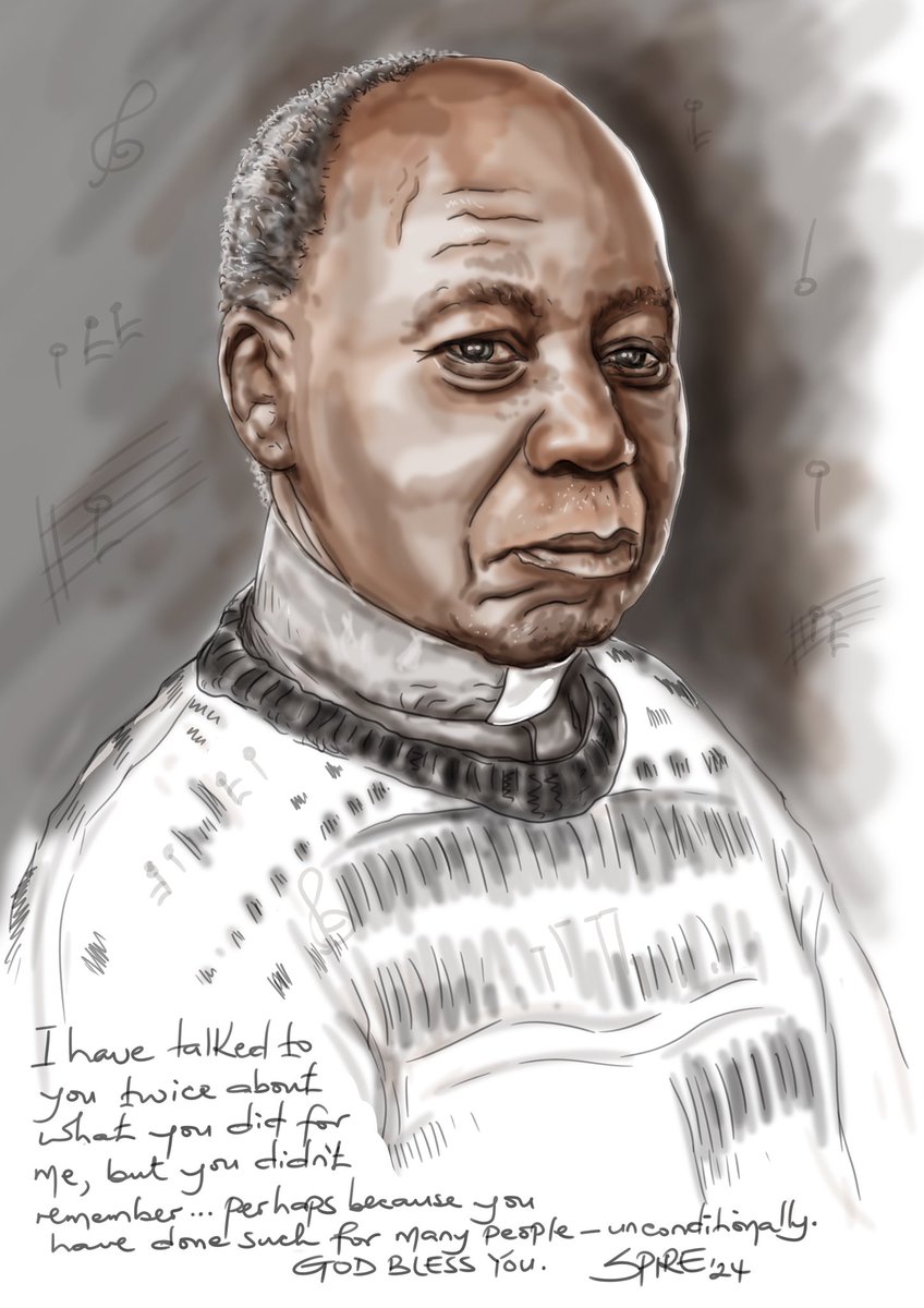 Art was not taught at Bukalasa Seminary. Seeing some bit of talent in me and Michael Ssenfuma (now a priest), he hired an art teacher (with his own money) to teach two of us! Unforgettable gestures