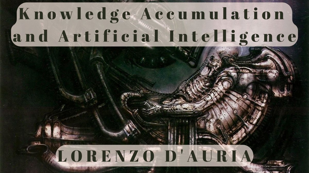 Knowledge Accumulation and Artificial Intelligence: A Marxian Perspective LORENZO D'AURIA philosophy-world-democracy.org/articles-1/kno…