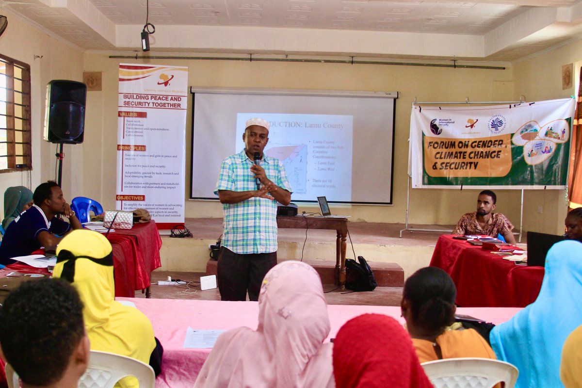 Climate change disproportionately burdens marginalized groups, especially women and youth. #SWB continues to help them understand the implications caused by climate change. Last week, we engaged women and youth in Lamu County in building climate resilience. #ClimateAction