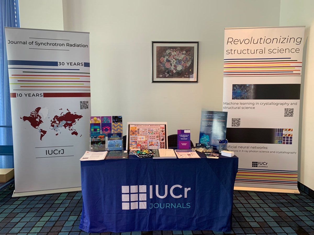 Welcome to the IUCr corner at the #DGK2024! <a href="/IUCr2029/">IUCr 2029</a> <a href="/JKYC_DGK/">AK Junge Kristallographen/Young Crystallographers</a> <a href="/IUCr2026/">IUCr2026</a>