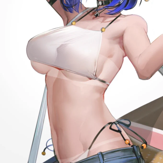 ユーネクテスおへそ無い説をけっこう見かけたけど一応それらしきものはあるからみんなよろしくな!!! 