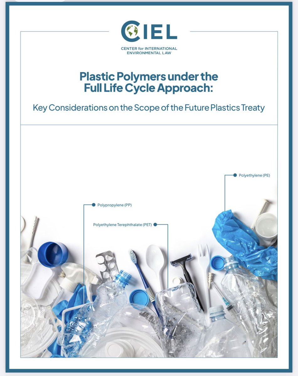 📝🔍 Our latest brief shows the crucial role of plastic polymers throughout the entire lifecycle of plastics, shedding light on supply chain intricacies & pollution impacts. Recommendations included for global #PlasticsTreaty negotiators! #INC4 🌎🔗 bit.ly/3IBw4Gi