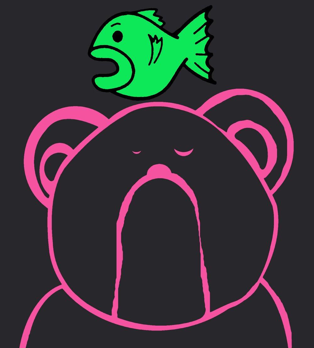 BarkingMouser's tweet photo. Big question for TimeBear 00.16.00 today: is a giant green fish more friend or fishy feast? #curiousbear #greenfishmystery #NFT #NFTCommunity
https://t.co/dRmw4fyBMI https://t.co/IxbiTH7Zua