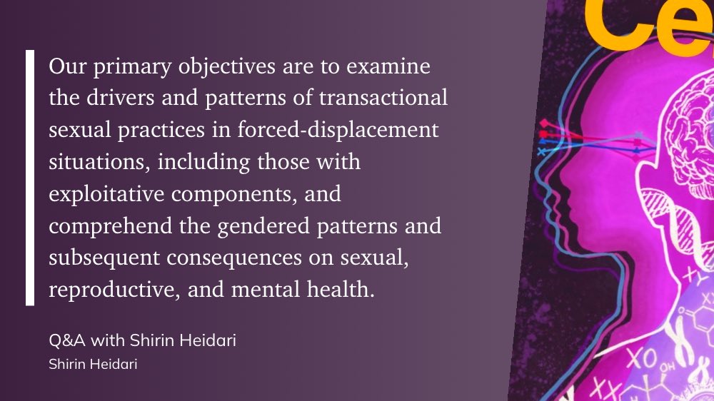 Read this interview with lead author of the SAGER guidelines @heidari_s. She also discusses her important work on sexual and reproductive health in forced displacement. @GendroOrg