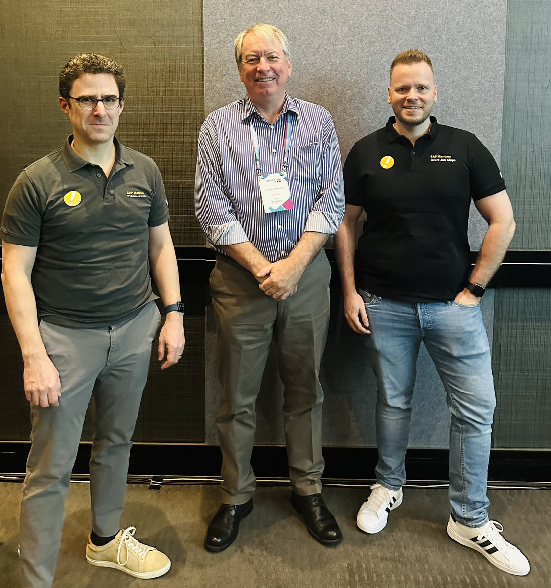 Hanging with @esjewett & @geertjanklaps #sapmentors #connectingsap