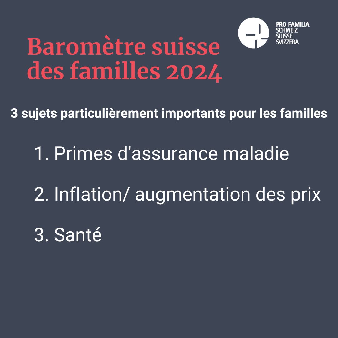 Baromètre suisse des familles 2024: • La pression financière sur les familles en Suisse s’accroît : pour 52% d’entre elles, le revenu leur suffit à peine, voire pas du tout. ▶Lisez le rapport complet: www.barometredesfamilles.chLisez le rapport complet: barometredesfamilles.ch