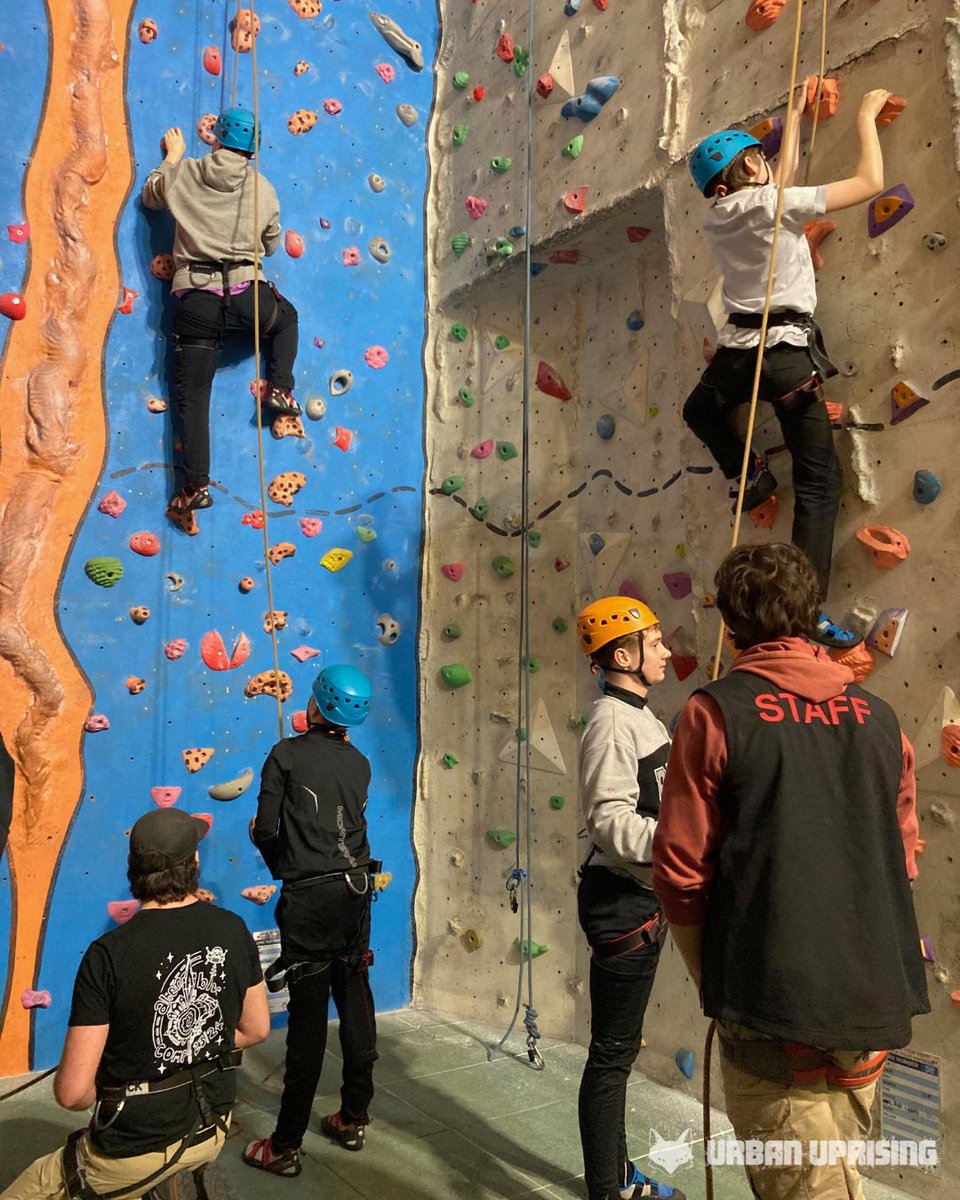 Our Climb programme with @BerthaParkHigh got off to a flying start last week at @alienrockclimb with Miles and Joe 🧗‍♀️ Everyone got stuck in and several people overcame their fears of being up high or sitting back in the harness to be lowered 💪