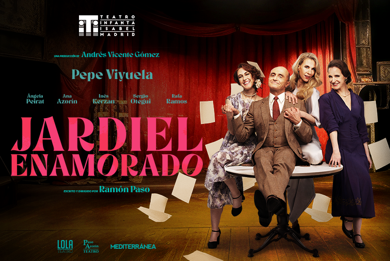 Ya puedes ir comprando tus entradas para ver 'Jardiel enamorado' a patir del 10 de abril en el Teatro Infanta Isabel con nuetsros compañeros Pepe Viyuela, <a href="/RafaRamos_actor/">Rafa Ramos</a> y <a href="/OteguiSergio/">Sergio Otegui</a>

Completan elenco Ana Azorín, Inés Kerzan y Ángela Peirat