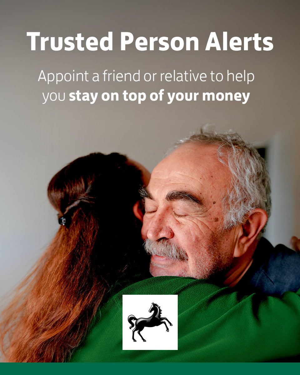 With Trusted Person Alerts someone you trust can receive text updates about your current account, so they can help you stay in control. Find out more: spr.ly/6014k1sxG