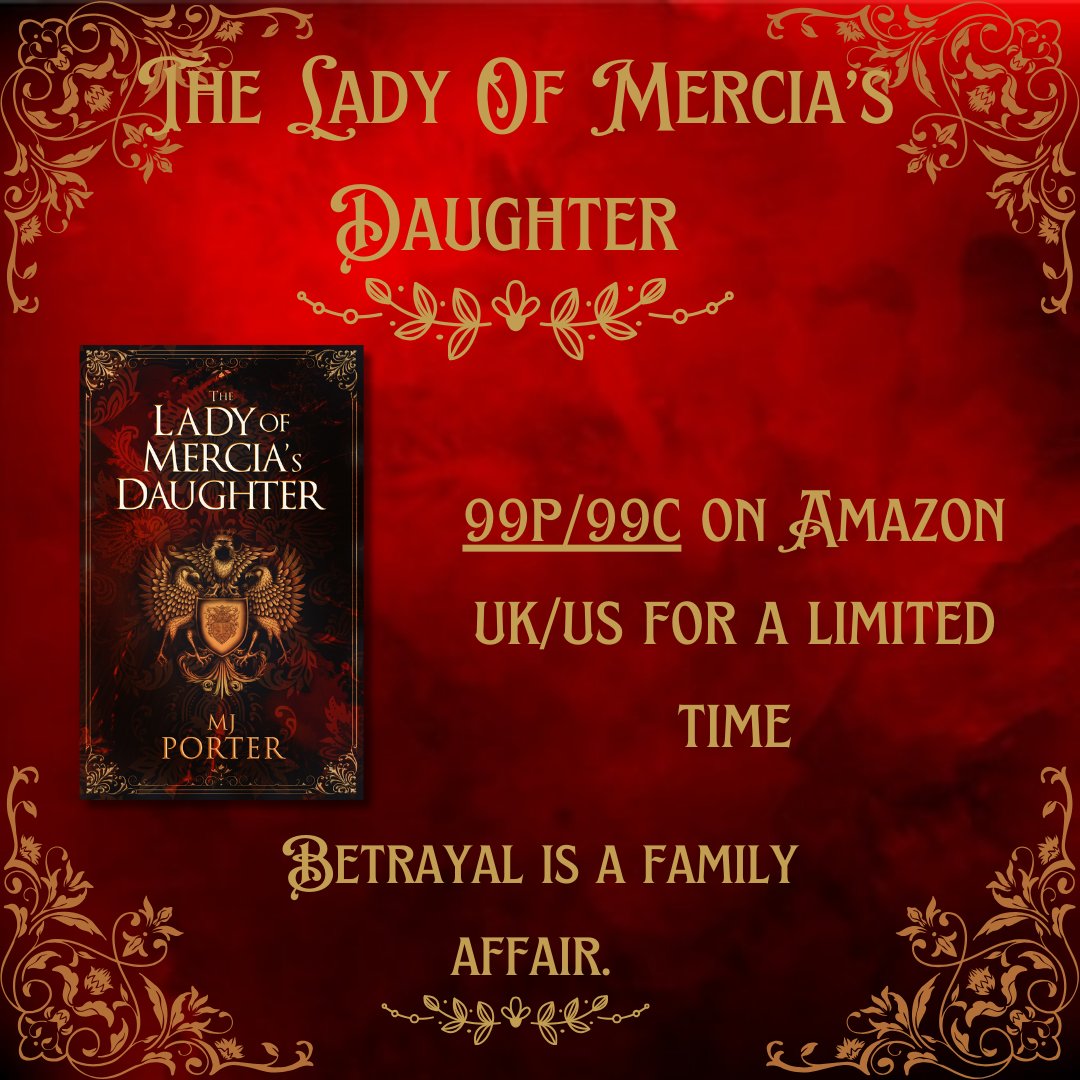#TheLadyOfMerciasDaughter is this week's #KindleCountdownDeal.

Just 99p/99c on Amazon UK/US and available to read with Kindle Unlimited.

books2read.com/TheLadyMercia

#histfic #BookBargain #KindleUnlimited