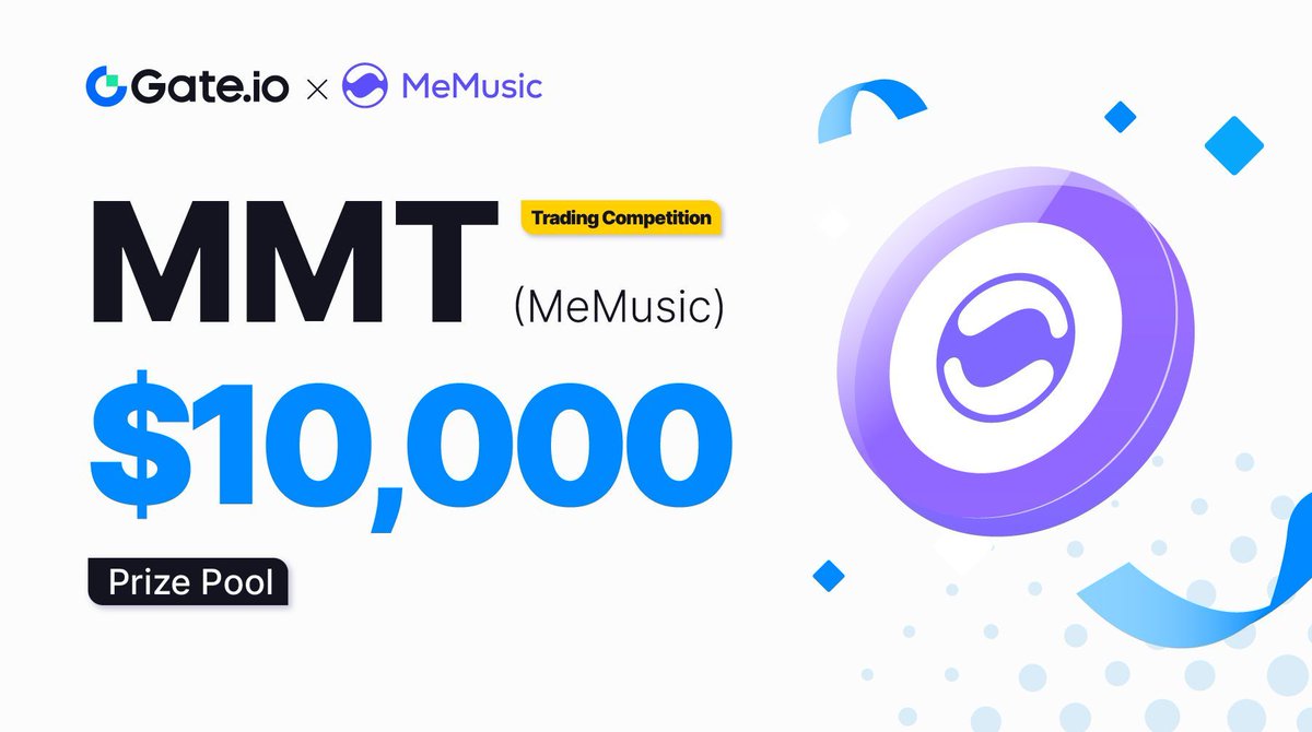 🎵 Reshaping Value Flow in the Music: Join $MMT Trading Competition and Share $10,000 Rewards! ⏰ 10:00 AM, Mar 18 - Mar 25 (UTC) 🧡 Follow @gate_io & @MeMusicNews 🧡 RT & Like 🎁 Join Now: gate.io/questionnaire/… Details: gate.io/article/35179 #Gateio #MMT #Trade