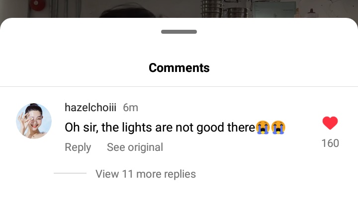 hyeseon's comment under jinseok's reel reminds me of her deleted comment on gwanhee's post before 😭😭😭 complaining about camera lightings she's so cute