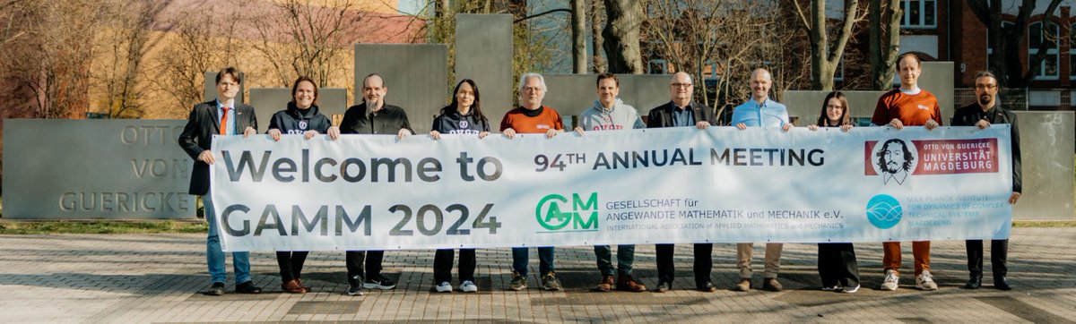 OVGUpresse's tweet image. 1000 Wissenschaftler aus 30 Ländern diskutieren seit heute an @OVGUpresse auf Tagung d. Ges. für Angewandte Mathematik und Mechanik #GAMM aktuelle Forschungsfragen an Schnittstelle beider Disziplinen. Morgen #PublicLecture zu Guerickes „Vakuum und Luftdruck". @MPI_Magdeburg
