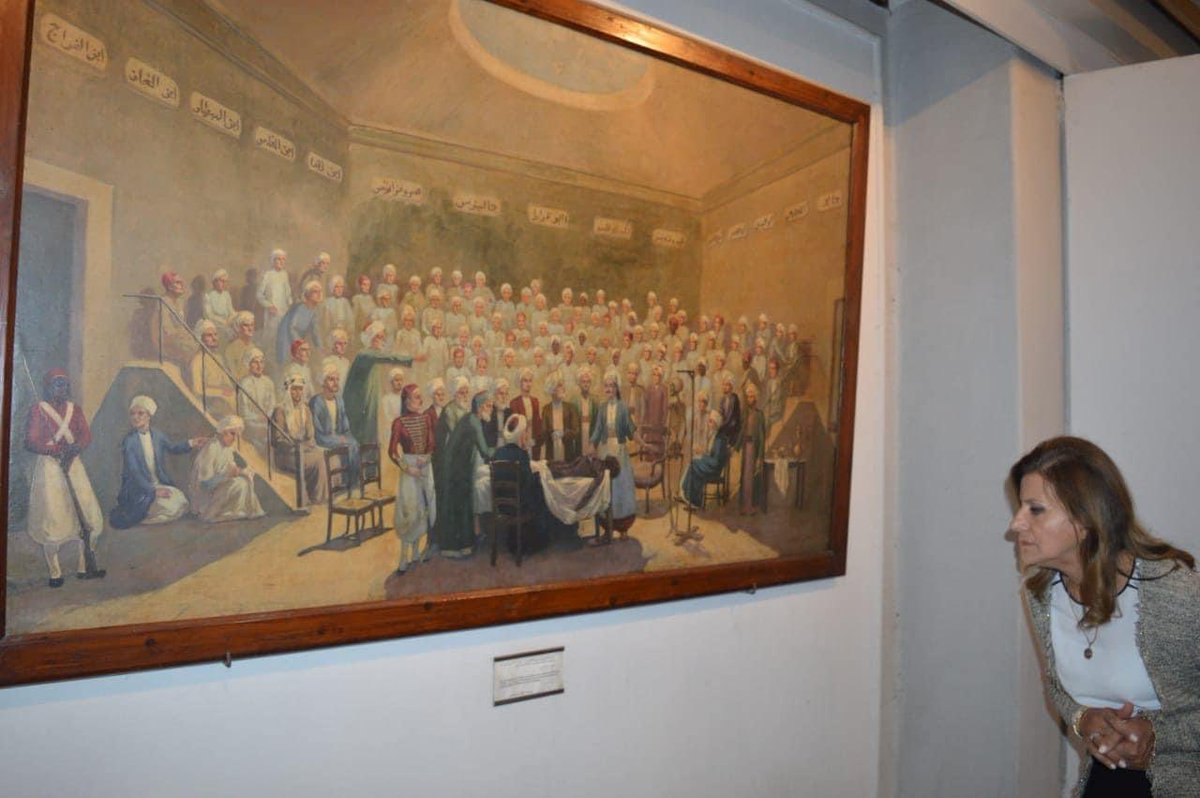 National Doctors' Day #Egypt commemorates the inauguration of the first Medical School, March 18, 1827 #Cairo now Kasr Al Ainy Faculty of #Medicine #Cairo University. Painting depicts the first anatomy lesson conducted in Medical School #Egypt 🇪🇬 @dalatif @Rasha_Darwish_