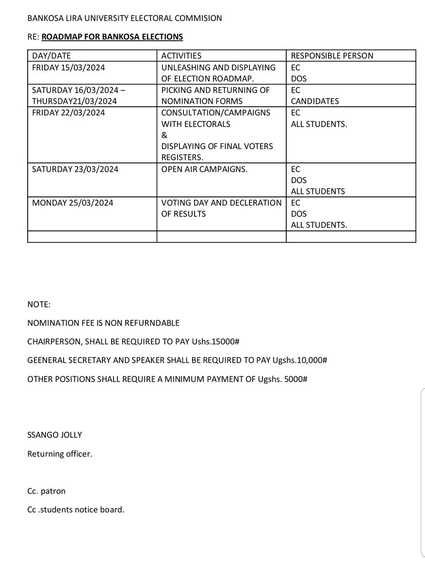 BANKOSAlirauniv's tweet photo. 👇👇ROADMAP yakalulu k'ekibiina @BANKOSAlirauniv 

Bannakibiina mwenna mwongerwa okujjukizibwa okuba abangu kuntekateeka eno!!
@nkobazambogo_u https://t.co/5lWM7qKII4
