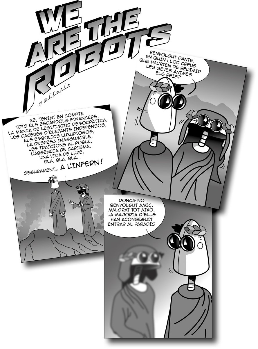 alfapla1's tweet image. Doncs es veu que ahir era el #DiaMundialdelComic #alfapla #WeAreTheRobots 
@PLEC18