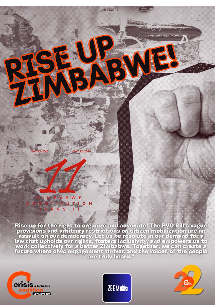 Rise up Zimbabwe! #ConstitutionAt11