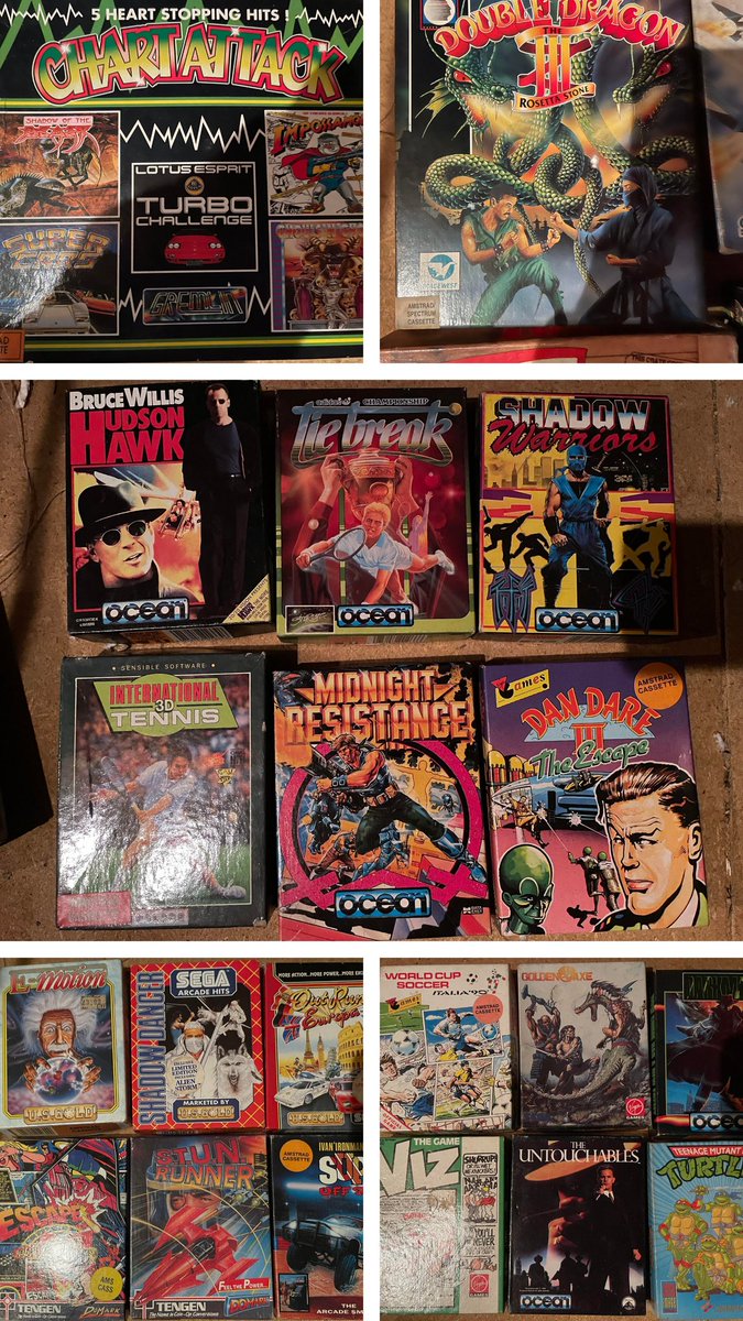 GamersPardise's tweet image. Well a nice way to build up the amstrad cpc464 collection

Have these on the way to jump start the collection

What's your favs out of these?

#amstrad #cpc464 #retrogaming #retrogamer #retrogames #gamers #GamersUnite