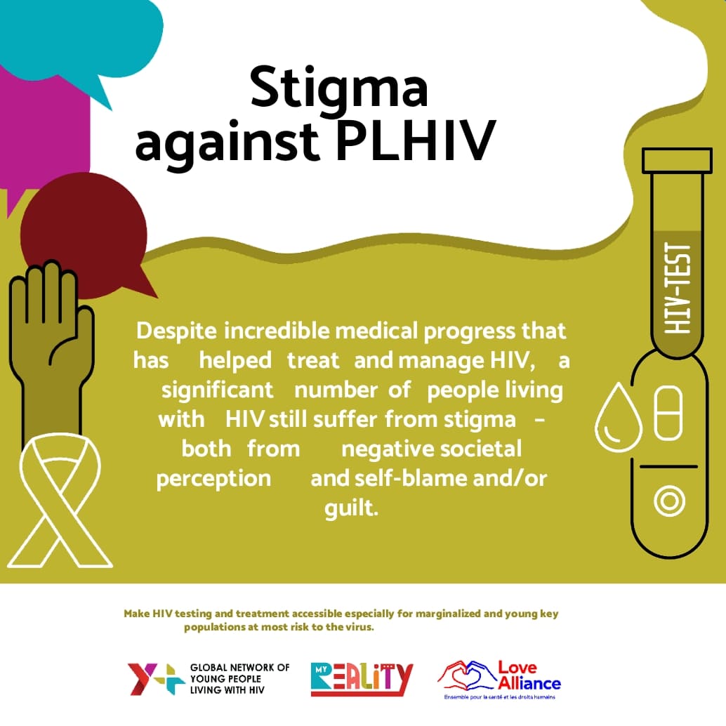 We've made progress in HIV treatment, but stigma persists, casting a shadow over many lives. 
Join us in the #fightagainststigma towards People Living With HIV #PLHIV through the #MyRealityCampaign, as w erase these barriers and create a world of understanding and acceptance.