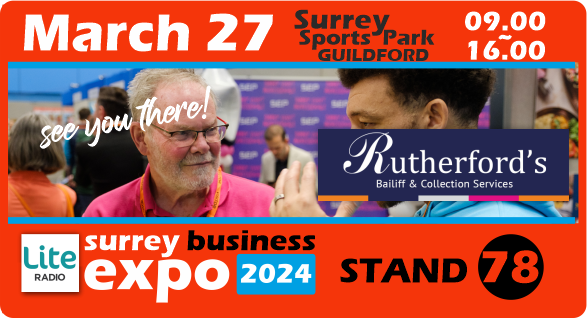 Surrey Business Expo 2023 (@surrey_expo) on Twitter photo Book your #SBE2024 tickets now, lots of incredible #surreybusiness will be there including
<a href="/rutherfordsbcs/">Rutherford's Bailiff & Collection Services</a> who will be on stand 78.
Book your ticket surreybusinessexpo.com
See you there! #surreybusinessexpo #networking Book your #SBE2024 tickets now, lots of incredible #surreybusiness will be there including
<a href="/rutherfordsbcs/">Rutherford's Bailiff & Collection Services</a> who will be on stand 78.
Book your ticket surreybusinessexpo.com
See you there! #surreybusinessexpo #networking