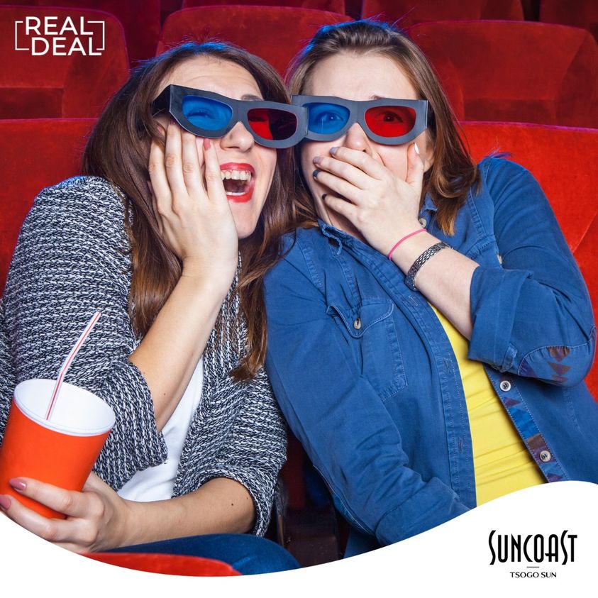 Movies that'll make you LOL, meals that'll satisfy your taste buds, and spa treatments that'll make you say 'ahhh' – the Real Deal at Suncoast is your ticket to the ultimate girls' day out!🌈☺️ More info here bitly.ws/3beEu #suncoastdurban #realdealthrills #girlsdayfun