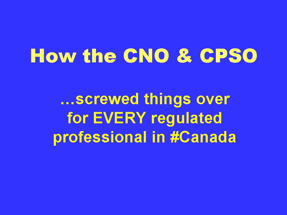 rant_rn's tweet photo. If you are a physician, nurse, lawyer, etc. in #Canada - your regulator likely follows in the footsteps of the CNO & COSO - & any "ILLEGAL" investigations, lack of a proper QUALIFIED quorum, INTENTIONAL misuse & abuse of their home statute - are a NULLITY.
See tweet below👇
1/🧵 https://t.co/uucOpYI2yF