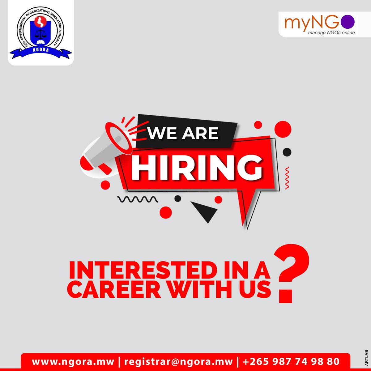 We are hiring for multiple positions. If you are interested to join our team visit
ngora.mw/2024/03/18/emp… to learn more about each position and apply.