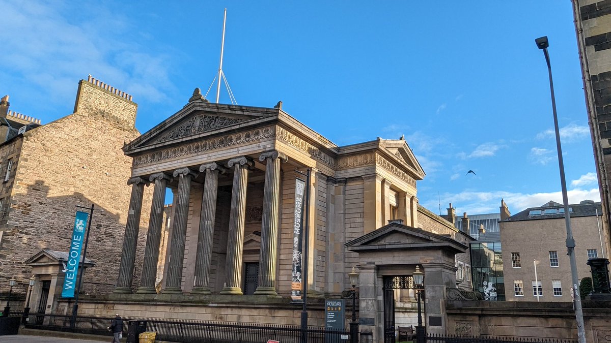 Blue skies over RCSEd on Monday morning. It can only mean our Education 'Away' Day, Heritage &amp; Museum Committee and the Tricollegiate Membership in Special Care Dentistry exam.