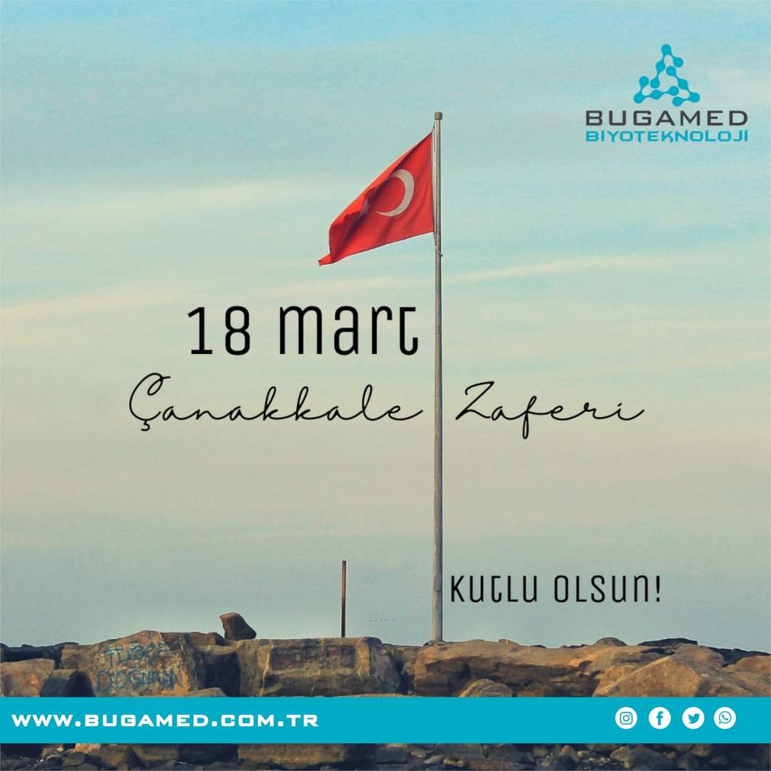 BugamedBio's tweet image. Çanakkale Geçilmez!
Çanakkale Zaferi&apos;nin 109. yıl dönümünde, Gazi Mustafa Kemal Atatürk&apos;ü ve şehitlerimizi saygıyla ve minnetle anıyoruz. #Canakkalegecilmez #bugamedbiotechnology